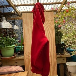 2XL Five Elementz Zip-Up Long Sleeve Red Hoodie